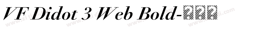VF Didot 3 Web Bold字体转换